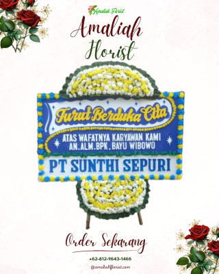 Papan Bunga Duka di Batu Licin