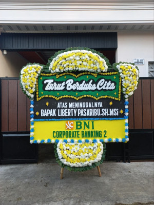 Papan Bunga Duka di Batu Licin