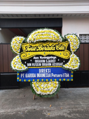 Papan Bunga Duka di Batu Licin