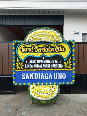 Papan Bunga Duka di Batu Licin